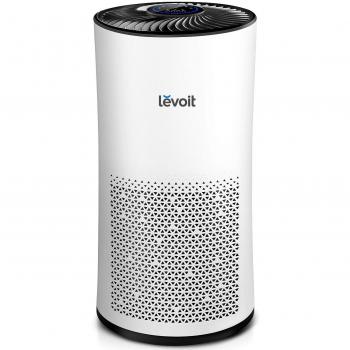 Levoit Purificador de Aire para Hogar y Oficina con Filtro HEPA, Hasta 95 m², Indicador de Calidad del Aire, Temporizador, 3 Niveles, Función Memoria, para Alergia, Tabaco, Caspa de Mascotas, LV-H133