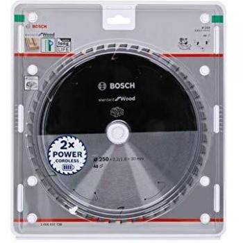 Disco de Sierra Circular Bosch Standard For Wood 250 X 2,2/1,6 X 30 T48
