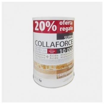 Dietmed Collaforce Super 10.000 Sabor Fresa 450g - Suplemento alimenticio en polvo a base de colágeno hidrolizado, sabor fresa, con 10.000 mg de colágeno por