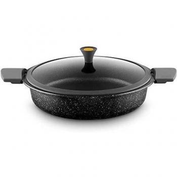 Castey - Cacerola Baja Vulcano Inducción 26 cm Con Tapadera