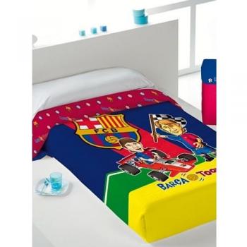 Fcb fc barcelona cubrecama toons azulgranate cama 105
