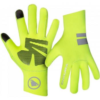 Guantes largos de ciclismo Endura Nemo FS260 Pro II amarillos fluor, talla XXL
