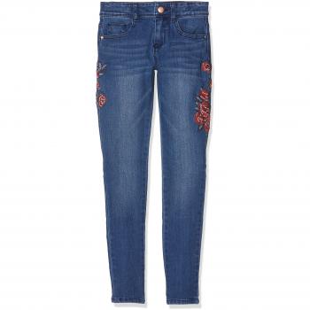 IKKS Denim Skinny, Vaqueros para Niñas, Bleu