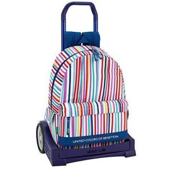 Ucb benetton Mochila con Carro Ruedas Evolution, Trolley.