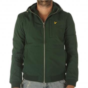 Lyle & Scott Dark Green Softshell Jacket for Men, Size XL