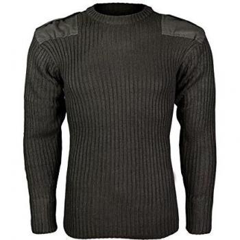 Jersey de combate con cuello redondo Fort 120, verde oliva, talla L