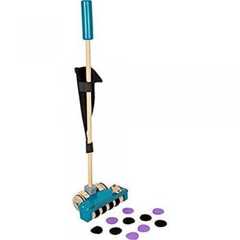 Small Foot Wooden Toy Vacuum Cleaner Playset - Blue, 15 x 57 cm