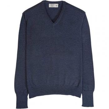 Genuine Scottish Knits - Jerséi - para hombre Azul azul marino XL