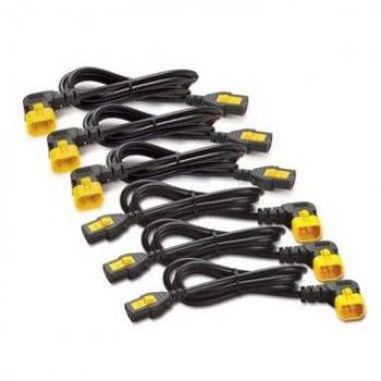 APC Power Cord Kit, 6 ea, Locking, C13 to C14, 1.2m, Black