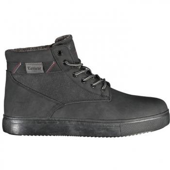 Carrera Chic Black Lace-up Boots with Contrast Details - EU41/US8