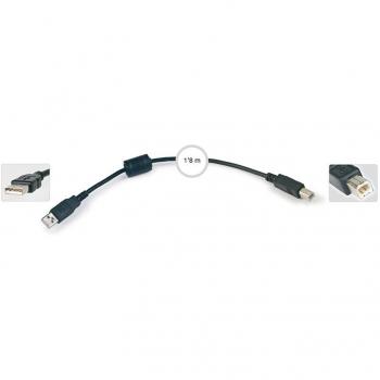 Cable USB A a mini USB B 1.8 Metros con Ferrita - Fonestar 7843