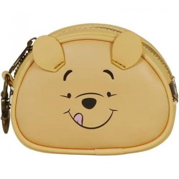 Monedero Disney Winnie The Pooh Amarillo con Cara Bordada Karactermania