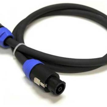 Whirlwind 5' 4 Conductor 12 Gauge NL4 Speakon to NL4 Speakon Speaker Cable