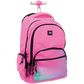Mochila con Ruedas Milan Sunset 25L Rosa, Dimensiones 20x34x51 cm