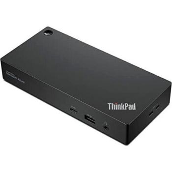Docking Station Lenovo ThinkPad Universal Thunderbolt 4 Alámbrico Negro con 11 Puertos, Conexión de 3.5 mm y Velocidad de Transferencia de 40 Gbit/s