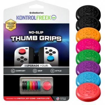 Paquete de 8 Thumbgrips Antideslizantes para Joy-Con de Nintendo Switch - SteelSeries