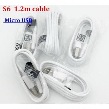 Cable Micro USB Cargador Rápido 1,2 m - 10 Unids/Lote, 100% Original para Samsung Galaxy S6, S7, Note 4, 5 y Edge