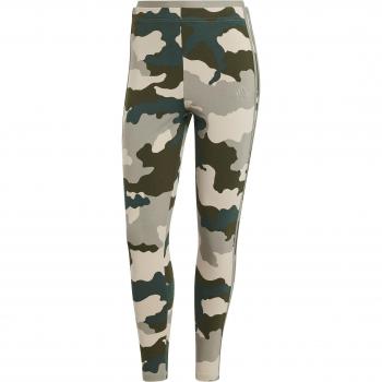 Mallas Adidas Essentials 3 Bandas Camo Print 7/8 Length Mujer Gris