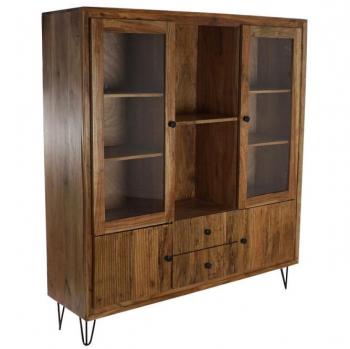 Vitrina DKD Home Decor 145 x 40 x 162 cm Cristal Acacia