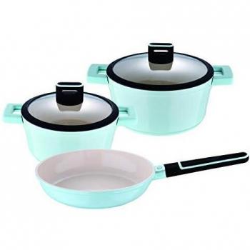 Batería de Cocina 5 Piezas San Ignacio Cosy Aluminio Fundido Azul
