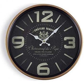 BigBuy Home Reloj De Pared Metal