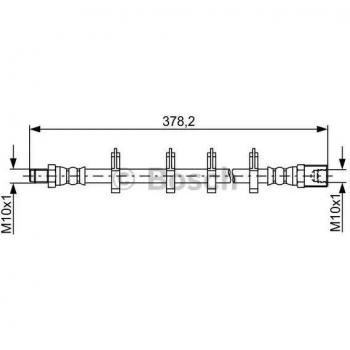 Latiguillo de freno BOSCH 1 987 481 847, producto tipo: Latiguillo de freno, características: fabricado por BOSCH, número de referencia 1 987 481 847