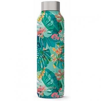 Quokka Solid - Tropical 630 ML | Botellas De Agua Acero Inoxidable Sin BPA |Botella Térmica De Doble Pared - Mantiene el frío y el Calor para Niños y Adultos