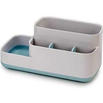 Joseph Joseph EasyStore - Bandeja de Baño de Fácil Almacenamiento - Azul