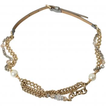 Dolce & Gabbana Multicolor Crystal Bounce Waist Belt - 75 cm / 30 Inches