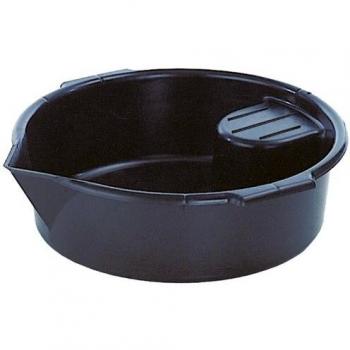 Bandeja de drenaje multiuso Pressol 6L, negra, con asas y escala