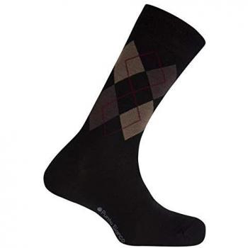 Punto Blanco Lana Rombo-Club, Calcetines Cortos para Hombre,
