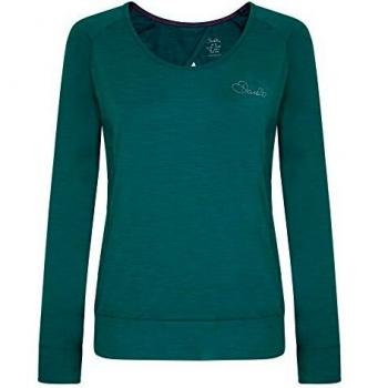 Dare 2b Patente de la Mujer Manga Larga Camisetas/Polos/Chalecos, Mujer, Color Shoreline, tamaño Talla 20