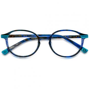 Etnia Barcelona Vera BLTQ Women’s Eyeglasses Blue Size 48 (Frame Only) - Blue Light Block Available