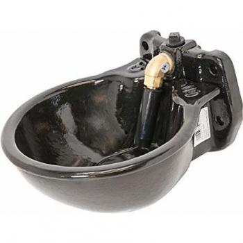 Cubeta calefactada de hierro fundido Kerbl H10, 80W, 24V con válvula tubular