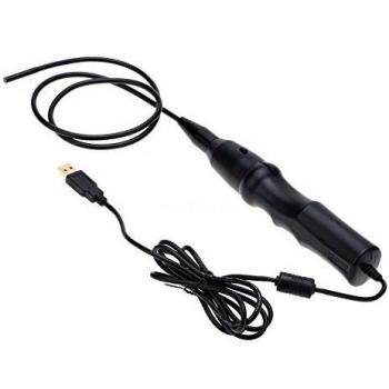 Color USB Cámara endoscópica con 80 cm cuello de cisne 6 ledes 5,5 mm USB Digital endoscopio flexible Inspección Cámara impermeable Tubo Cámara