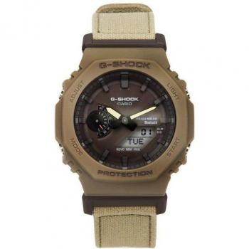 Casio G-Shock Tough Solar Analog-Digital Bluetooth Men's Watch with Bronze Dial GA-B2100CT-5A 200M