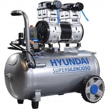 Compresor de Aire Súper Silencioso Hyundai HYAC50-2S, 50 litros, 1,5 kW