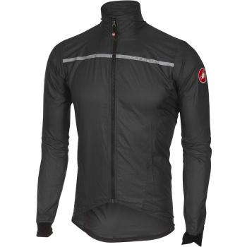 Castelli Chaqueta Ciclismo 2018 Superleggera Anthracite-Amarillo Fluorescent
