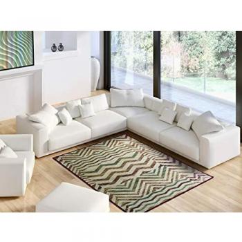 HomeRug Alfombra Belga Zigzag Multicolor 70x110cm