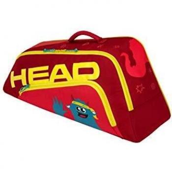 Head Junior Combi Novak Bolsa de Tenis, Juventud Unisex, Rojo/Amarillo, Talla única