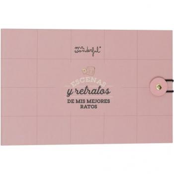 Álbum de fotos Mr Wonderful - Escenas y retratos de mis mejores ratos, dimensiones 33x31x2 cm