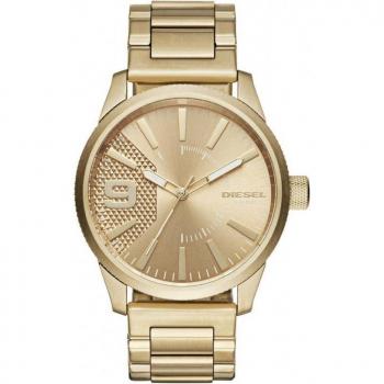 Diesel Mens Rasp Gold Tone Dial Bracelet Watch DZ1761