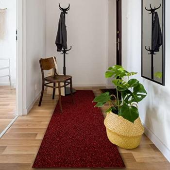Alfombra de Pasillo Traffic Burdeos 90x370 cm