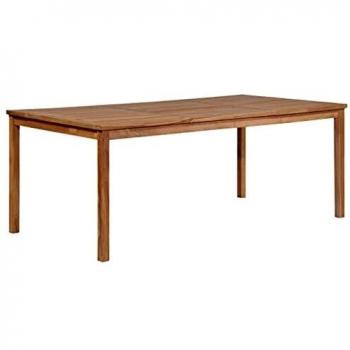 vidaXL Garden Table 200x100x77 cm Solid Teak Wood