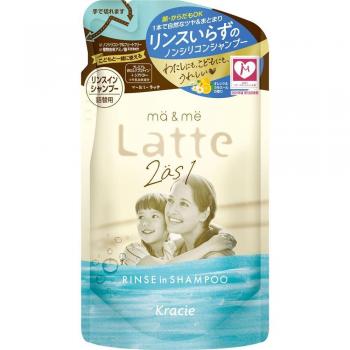 Kracie Ma & Me Rinse-In Latte Shampoo Refill 360ml