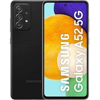 SAMSUNG Galaxy A52 5G - Smartphone 128GB, 6GB RAM, Dual Sim, Negro