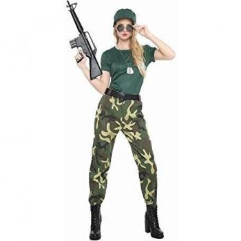 DISFRAZ MILITAR CHICA TALLA S