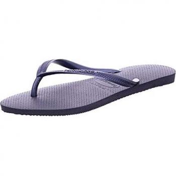 Havaianas Slim Women's Flip Flop Sandals - Black - UK 3/4
