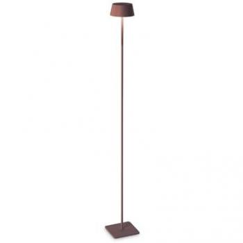 Baliza LED Integrada de Exterior Marrón Café 230Lm 3000K IP54 - Ideal Lux