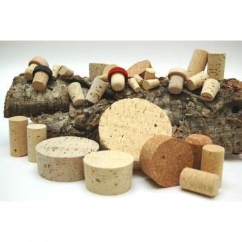 10 corchos de barril de 40 x 36 mm, altura 27 mm, corcho prensado, ideal para barril de vino, barriles de mosto, botellas de globo, botellas de cesta o como tapón para otros tarros de cristal.